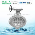 12 triple offset gearbox metal/hard seal butterfly valve